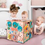 Busy House Space: Wooden Montessori Toy for Early Learning