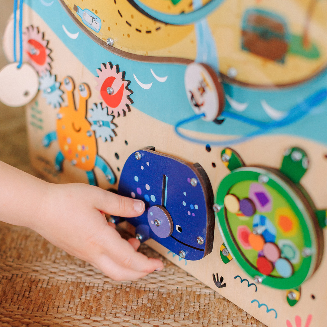 Activity Board Pirate: Busy House for Little Adventurers and Future Explorers