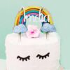 Personalized Cake Topper with the name and Custom Color