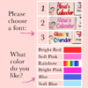 Personalization options